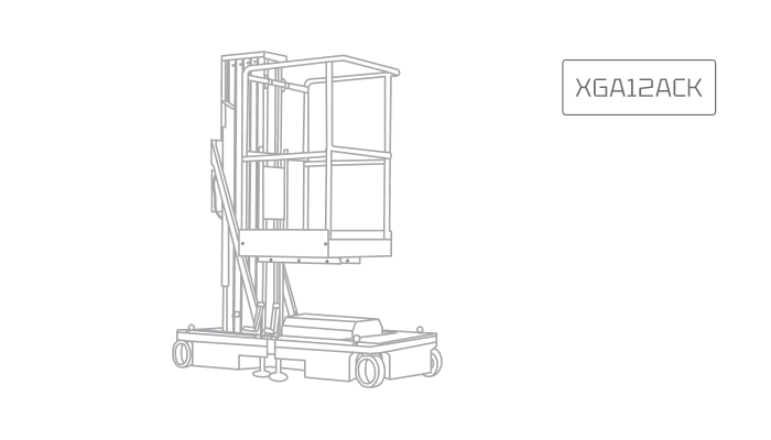 Подъемник коленчатый электрический XCMG XGA12ACK