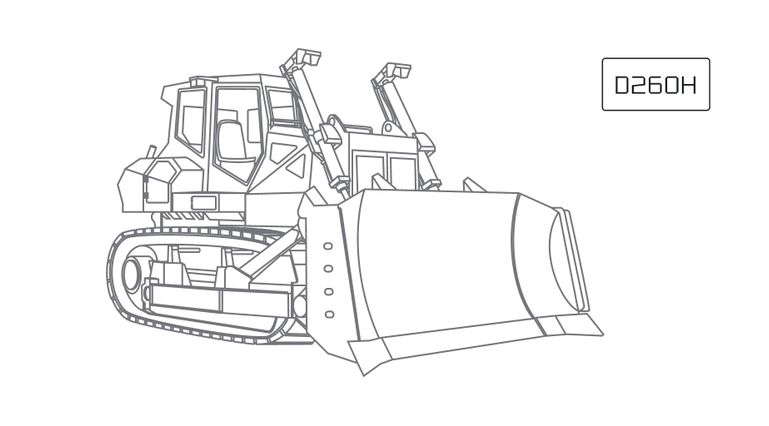 Гусеничный бульдозер XCMG D260H